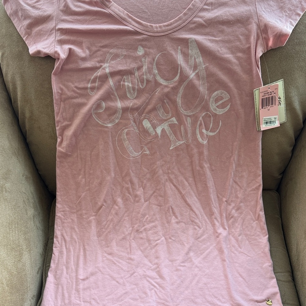 Juicy Couture Light Pink Short Sleeve Tee